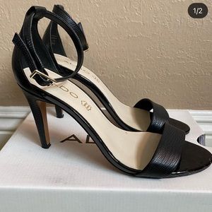 aldo black heel